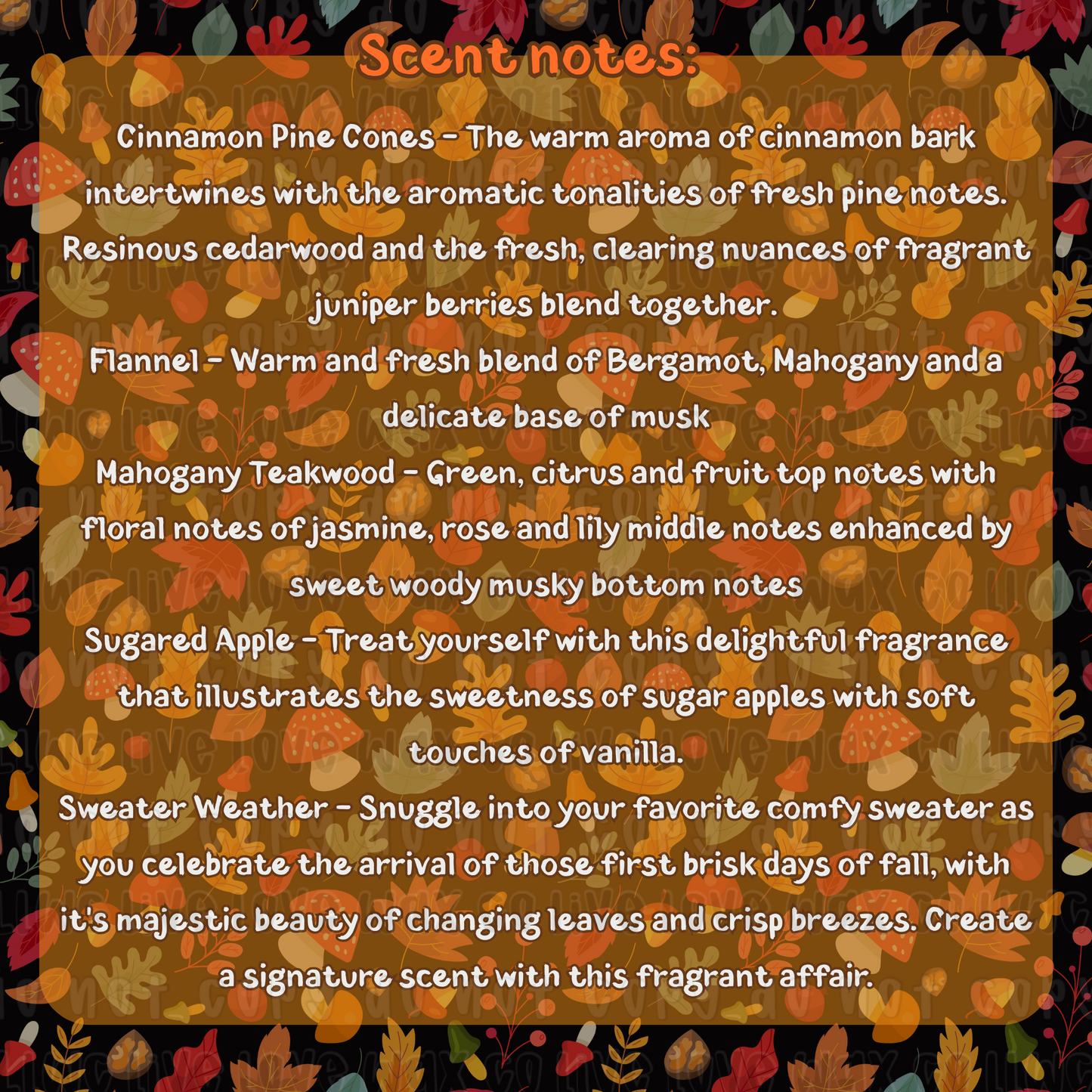 Fall Tealight Drop